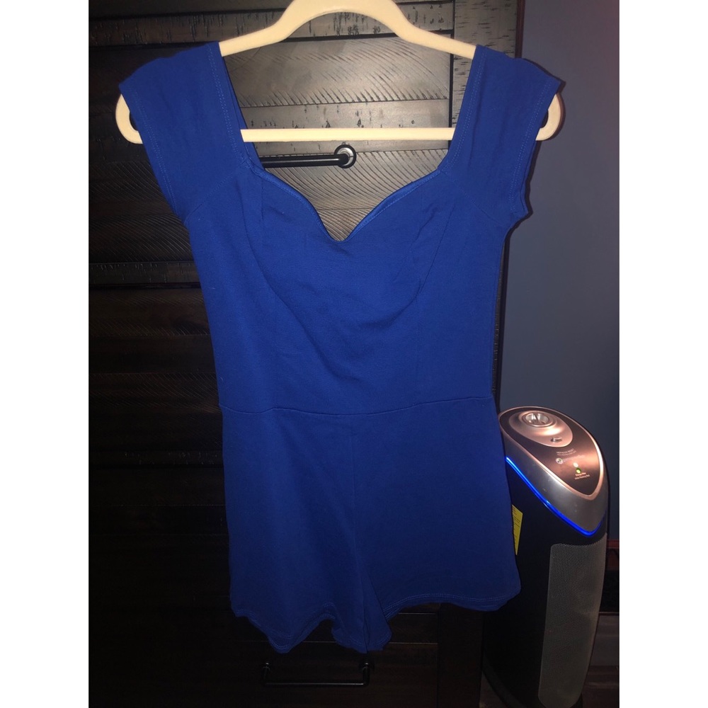 Charlotte Russe Blue Romper